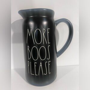 NEW Rae Dunn More Boos Please pitcher